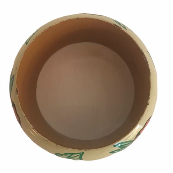 Vintage Painted Wood Bangle Bracelets Cream Brown - Picture 14 of 15